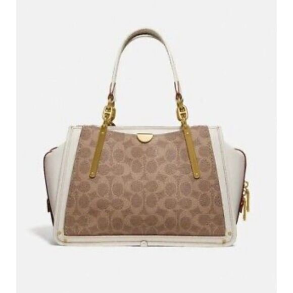 Coach Dreamer Chalk Signature Crossbody Tote Bag Style 54160 - Picture 16 of 16